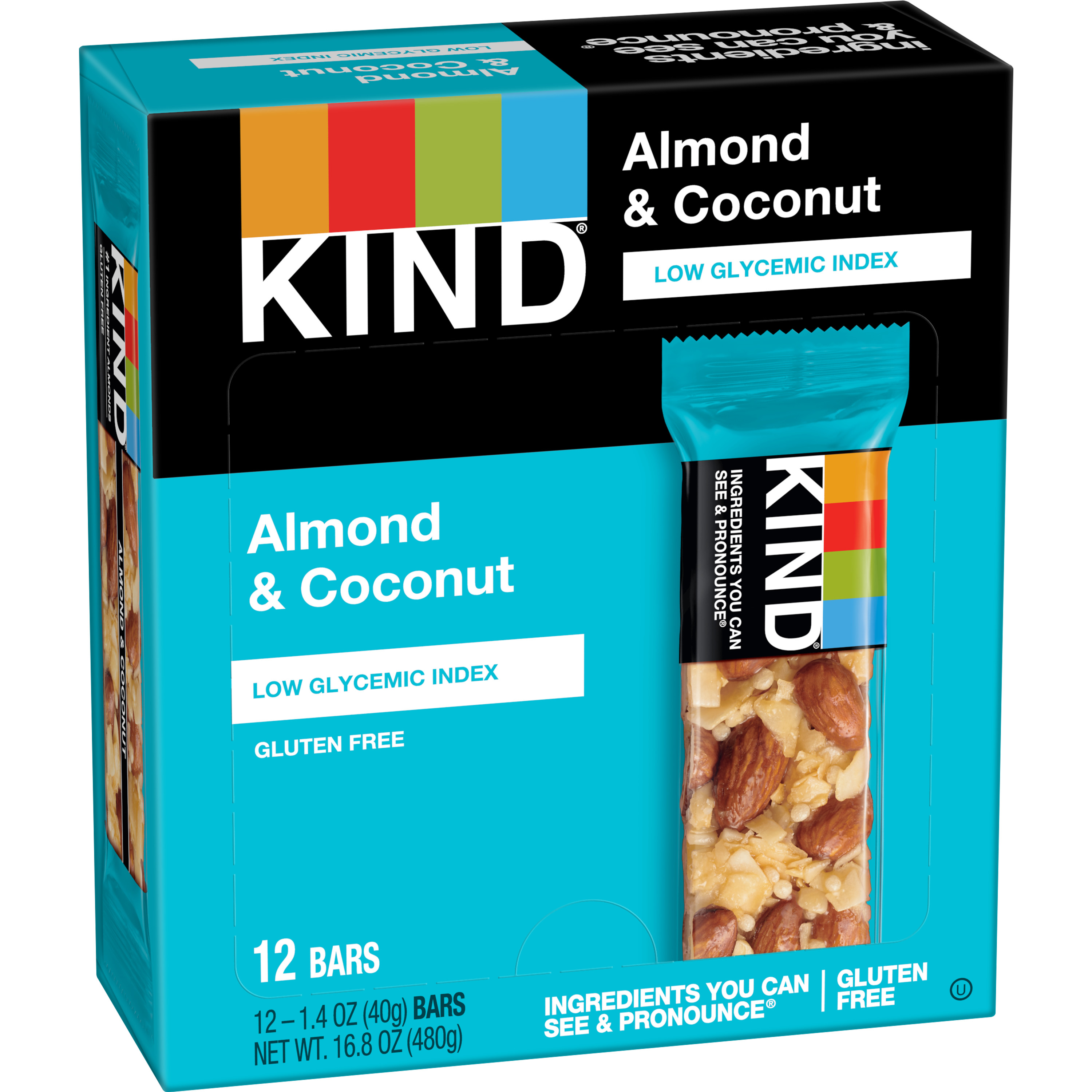 Kind Bar Almond & Coconut 1.4oz 12ct